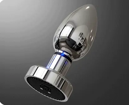 Phích cắm hậu môn inox Jiuuy rung sốc điện anal plug điều khiển remote từ xa — ảnh 3