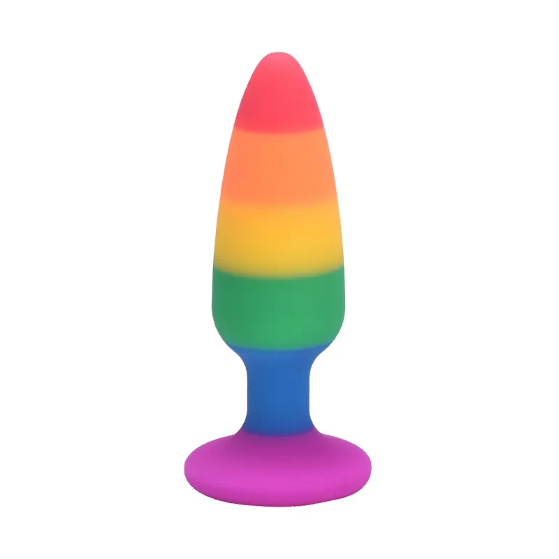 Phích cắm hậu môn silicon cầu vồng - Rainbow