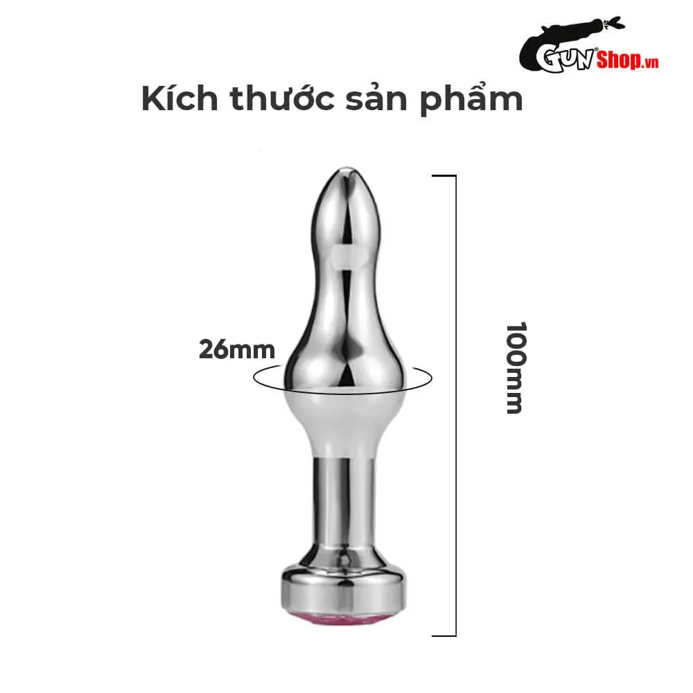 Phích inox đinh xoắn cắm hậu môn – Đồ chơi kích thích Anal Toy 14 — ảnh 3