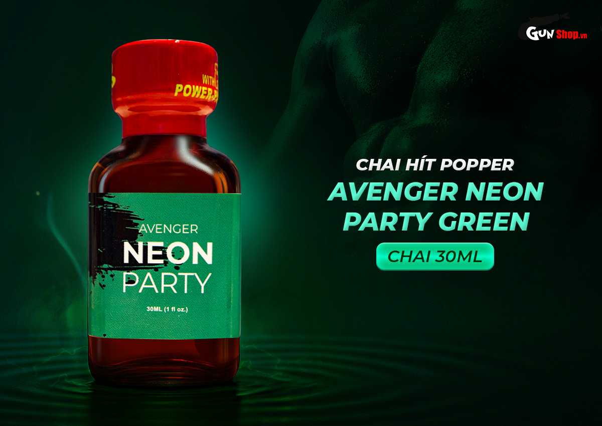 Popper PWD Avenger Neon Xanh 30ml - Kích Thích Tối Đa, Đậm Đà — ảnh 2