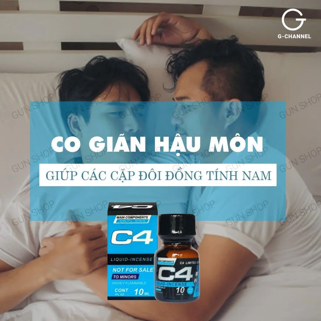 Popper C4 Blue 10ml Mỹ tăng khoái cảm trải nghiệm — ảnh 3