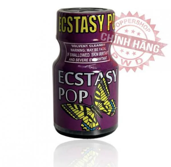 Popper Ecstasy Pop 10ml tăng khoái cảm mạnh mượt không đau đầu
