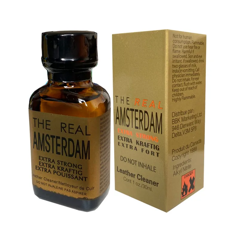Popper The Real Amsterdam 30ml mạnh mẽ, kích thích đỉnh cao