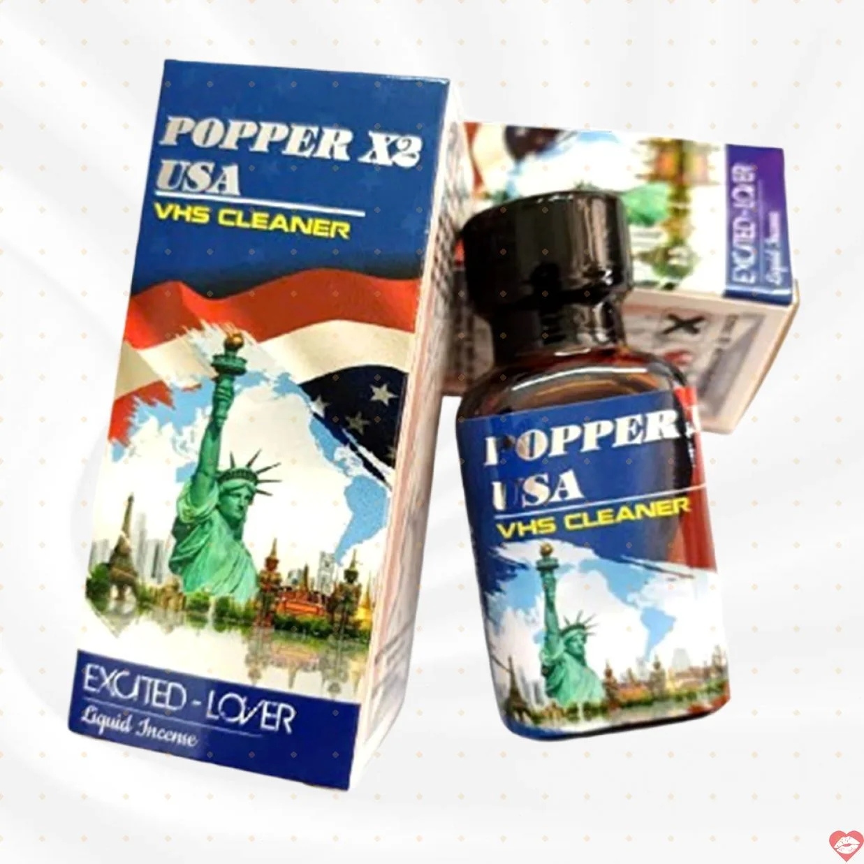 Popper X2 USA Excited Lover 30ml USA Không Cồn Kích Thích Cực Mạnh Popper X2 USA Excited Lover 30ml USA Không Cồn Kích Thích Cực Mạnh