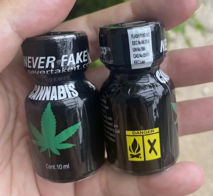 Popper Cannabis 10ml chính hãng Mỹ dành cho Top Bot — Đánh giá Popper Cannabis 10ml Never Fake It chính hãng Mỹ (2)