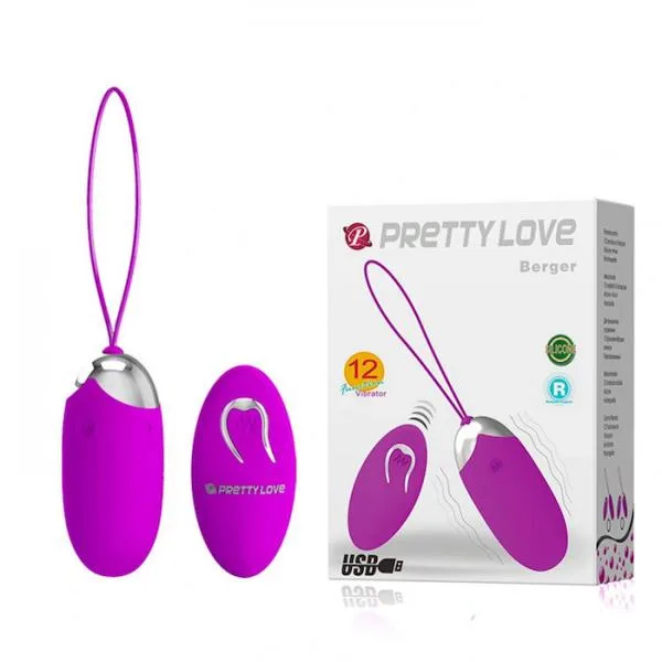 Pretty Love Berger trứng rung tình yêu không dây điều khiển từ xa