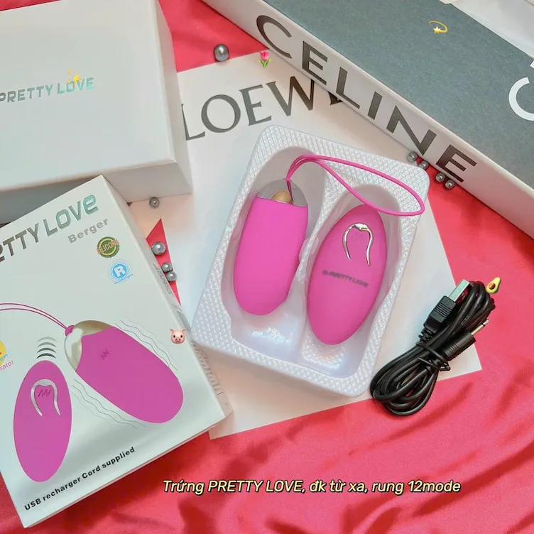 Pretty Love Berger trứng rung tình yêu không dây điều khiển từ xa — ảnh 6