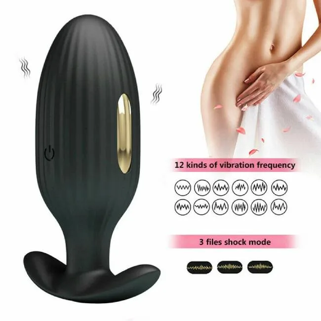 Phích cắm hậu môn Pretty Love Jefferson rung sốc điện giác vàng 18k điều khiển qua app — ảnh 3