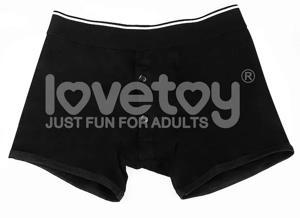 Quần short Lovetoy Ingen gắn dương vật trứng rung sành điệu — Thiết kế tinh xảo và chất liệu siêu mềm mại