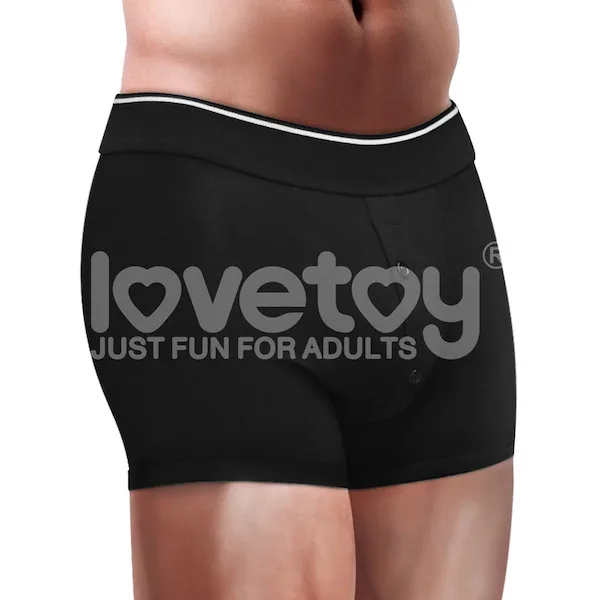 Quần short Lovetoy Ingen gắn dương vật trứng rung sành điệu — Đây là sextoy siêu kín đáo, mang đến đẳng cấp mới cho cuộc