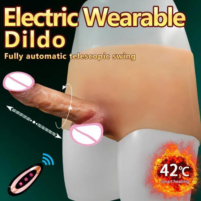 Quần lót silicon gắn dương vật giả rung thụt điều khiển từ xa hot