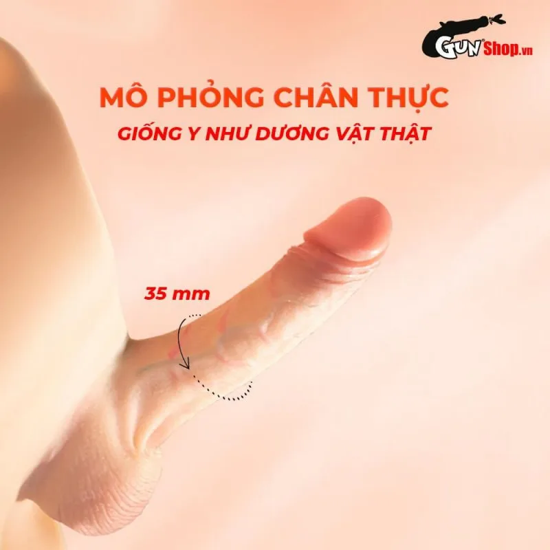 Quần silicon gắn dương vật giả Jiuai Love Size L 01 đặc ruột cho Les — ảnh 4
