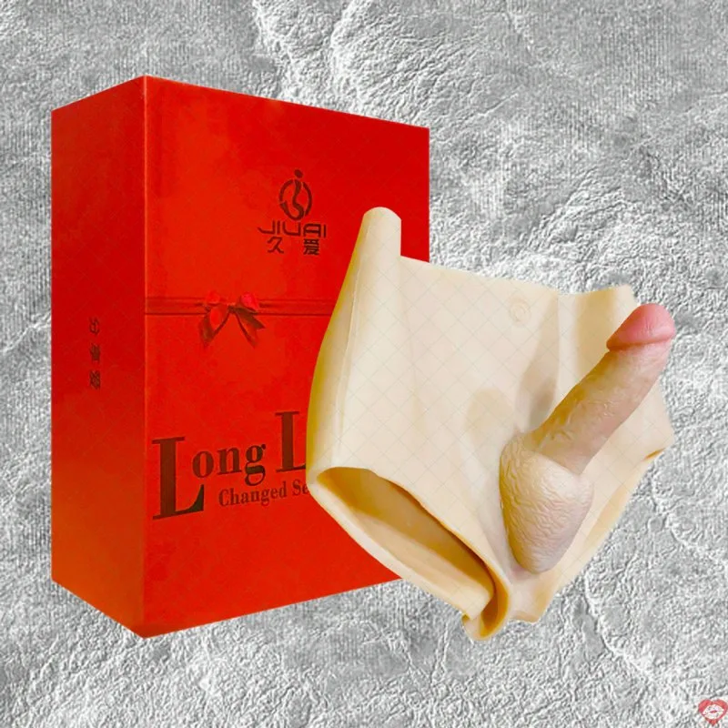 Quần silicon gắn dương vật giả Jiuai Love Size L 01 đặc ruột cho Les