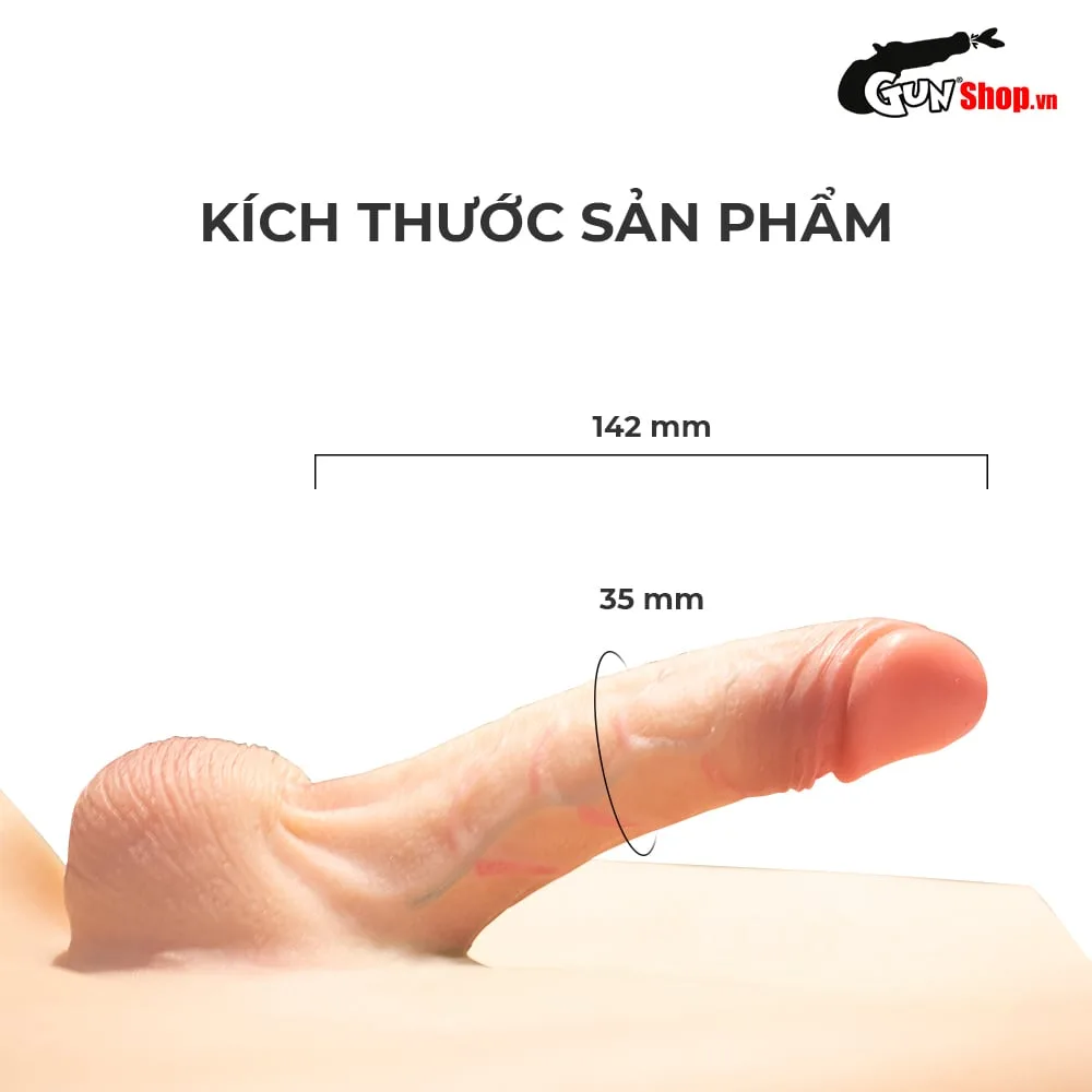 Quần silicon gắn dương vật giả - Jiuai Long Love Size S 02 — ảnh 3