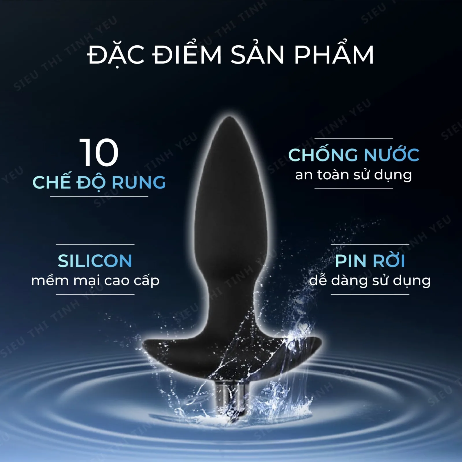 Que rung hậu môn 10 chế độ siêu mạnh dùng pin Lovetoy Fantasy — ảnh 5