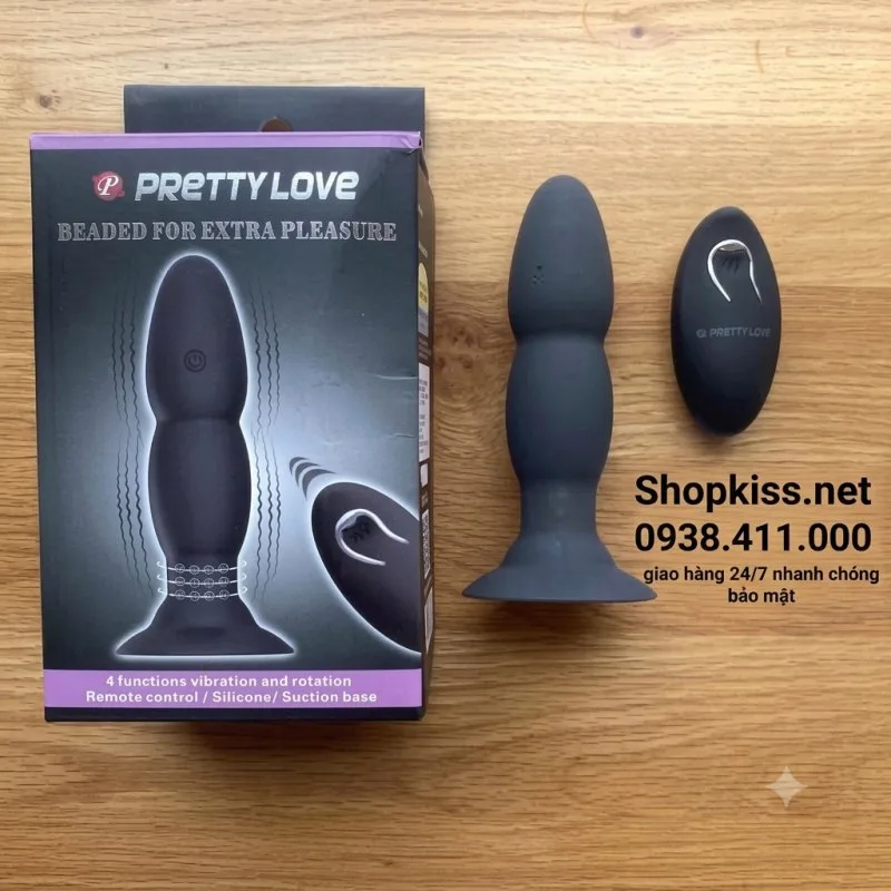 Que rung hậu môn điều khiển từ xa 4 chế độ sạc tiện lợi Pretty Love — ảnh 7