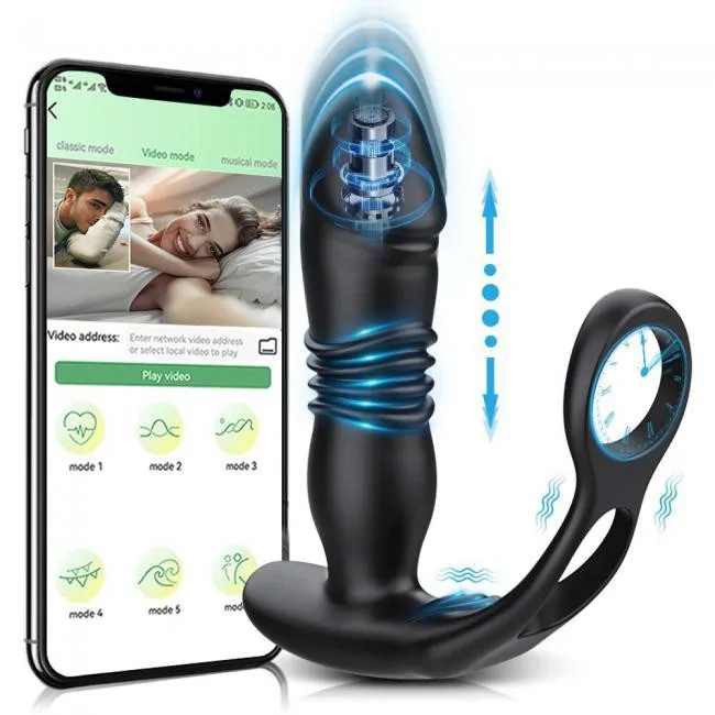 Que rung hậu môn Love Spouse điều khiển app rung thụt mạnh mẽ