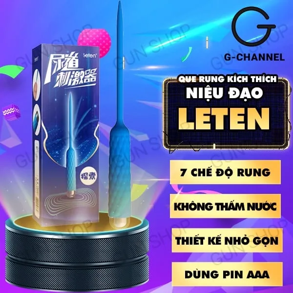 Que rung niệu đạo nam 7 chế độ silicon mềm mại kích thích cực đỉnh — ảnh 4