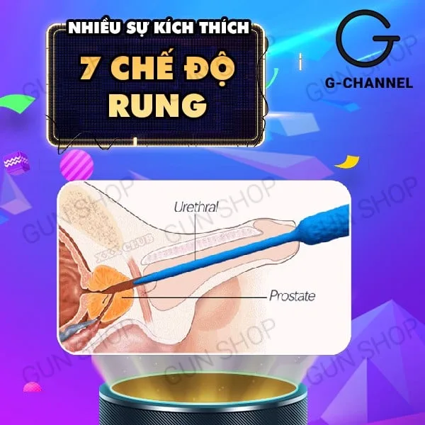 Que rung niệu đạo nam 7 chế độ silicon mềm mại kích thích cực đỉnh — ảnh 6