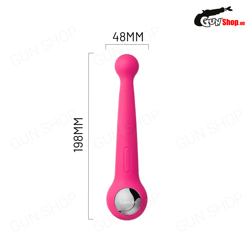 Que rung massage Svakom Bonnie Hai đầu rung độc lập sạc điện tiện lợi — ảnh 3