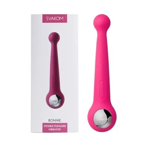 Que rung massage Svakom Bonnie Hai đầu rung độc lập sạc điện tiện lợi