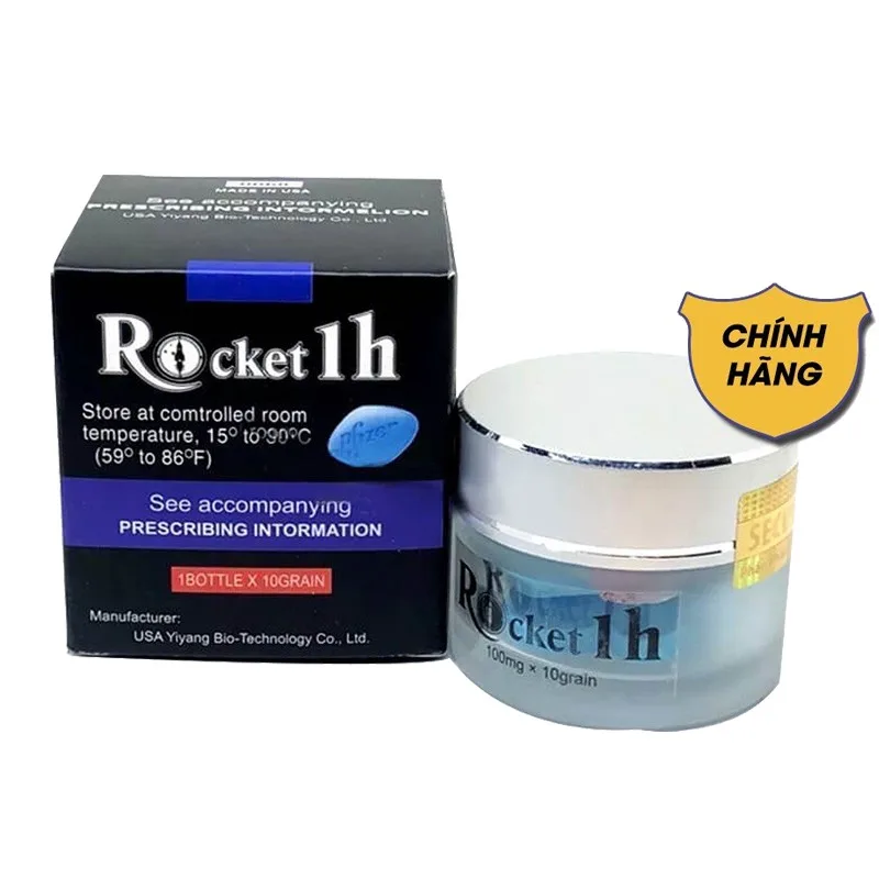 Rocket 1h Mỹ chính hãng viên uống tăng cường sinh lý kéo dài thời gian Nam giới mạnh mẽ