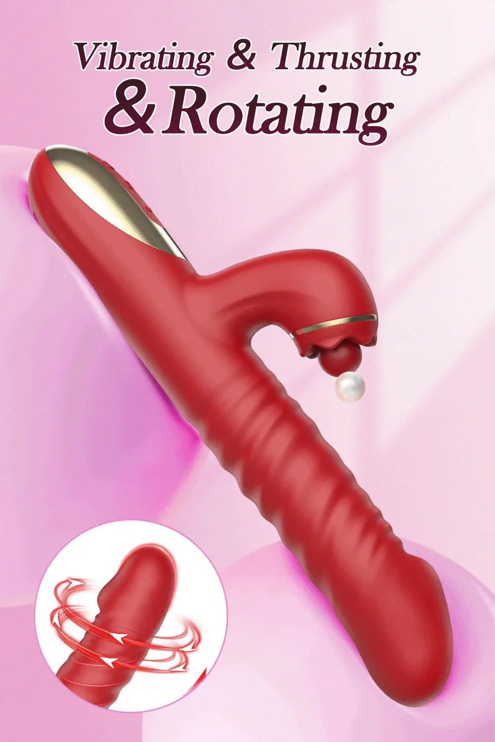 Dương vật giả đa năng Hannibal 4 in 1 rung thụt hút - cực phê — ảnh 3