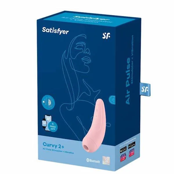 Satisfyer Curvy 2+ Air Pulse Máy Kích Thích Âm Vật Sóng Áp Suất Điều Khiển Qua App Satisfyer Curvy 2+ Air Pulse Máy Kích Thích Âm Vật Sóng Áp — Thiết Kế Cao Cấp – An Toàn & Thoải Mái