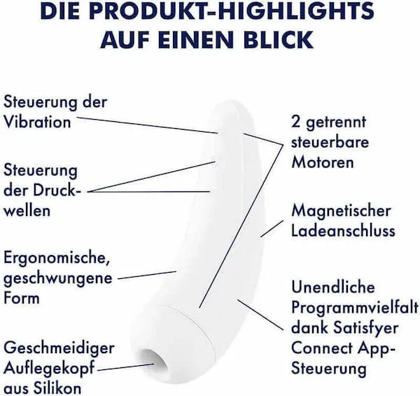 Satisfyer Curvy 2+ Air Pulse Máy Kích Thích Âm Vật Sóng Áp Suất Điều Khiển Qua App Satisfyer Curvy 2+ Air Pulse Máy Kích Thích Âm Vật Sóng Áp — Công Nghệ Kép: Sóng Áp Suất + Rung Đa Cấp Độ