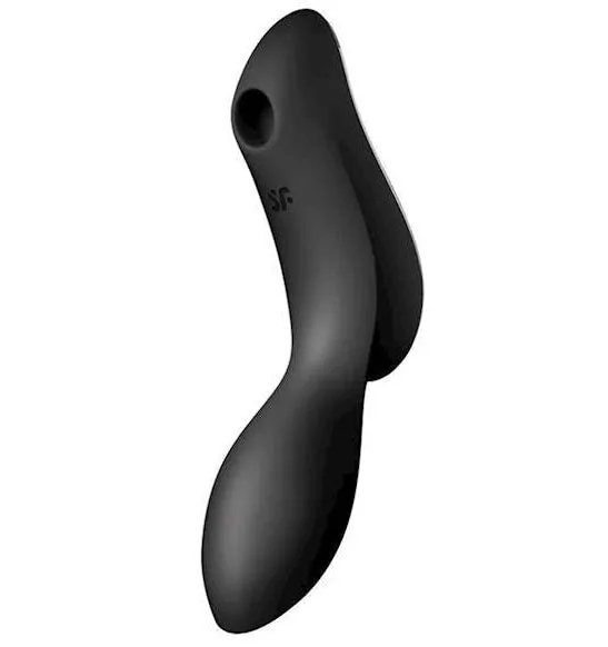 Satisfyer Curvy Trinity 2 Máy Rung Kích Thích Điểm G Sóng Áp Suất Clitoris Cao Cấp — ảnh 3