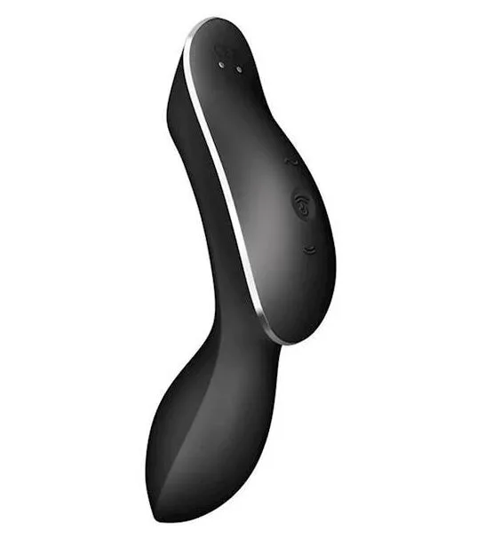 Satisfyer Curvy Trinity 2 Máy Rung Kích Thích Điểm G Sóng Áp Suất Clitoris Cao Cấp — ảnh 5