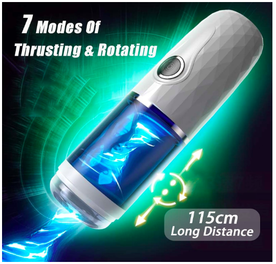 Máy rung âm đạo giả Migyy Ganjiang 4D tự động thụt xoay — hình 3