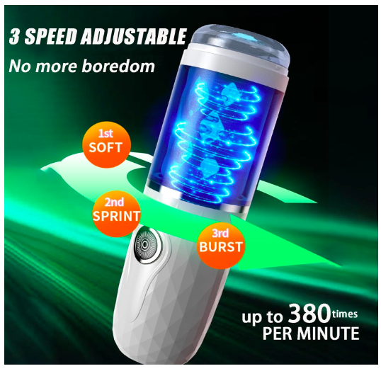 Máy rung âm đạo giả Migyy Ganjiang 4D tự động thụt xoay — hình 4
