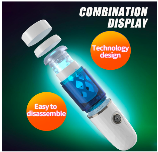 Máy rung âm đạo giả Migyy Ganjiang 4D tự động thụt xoay — hình 5