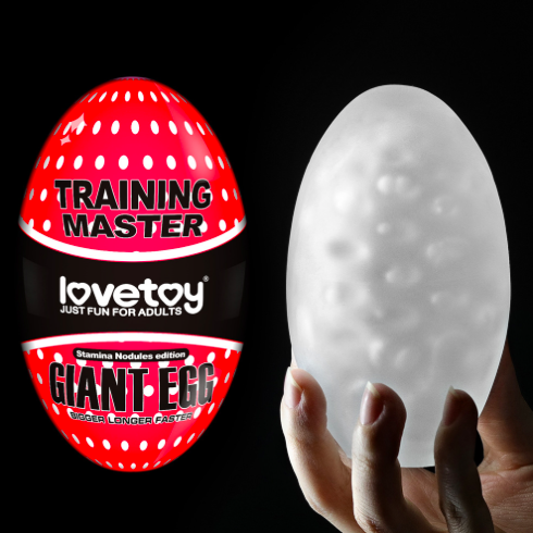 Cốc thủ dâm siêu mềm Lovetoy Training Master Giant Egg hình quả trứng gà Cốc thủ dâm Lovetoy siêu mềm cao cấp nhập Mỹ kích thích mạnh — Cốc thủ dâm cao cấp cầm tay Lovetoy Training Master là dòng