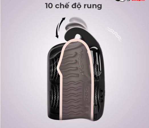 Máy tập dương vật kết hợp thủ dâm Pretty Love Black Glans Trainer Máy tập dương vật kết hợp thủ dâm Pretty Love Black Glans — hình 7