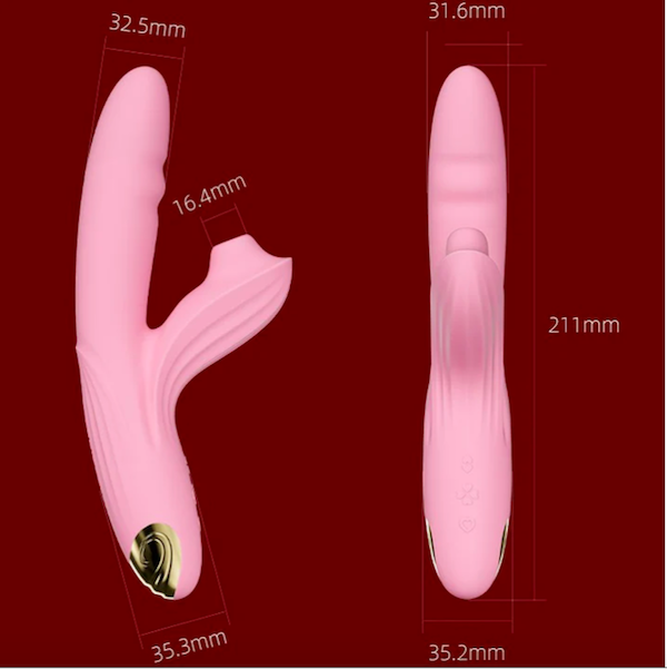 Dương vật giả Svakom Frederica rung thụt hút tỏa nhiệt cao cấp — ảnh 3