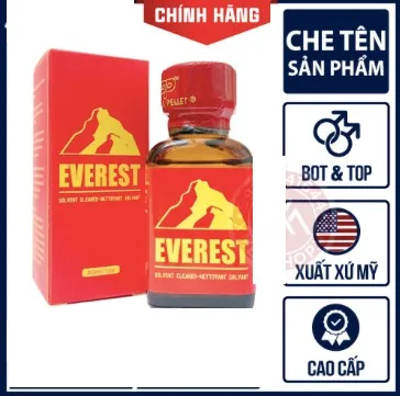 Popper Everest Red 30ml Mỹ chai hít mạnh tăng khoái cảm chính hãng — ảnh 2