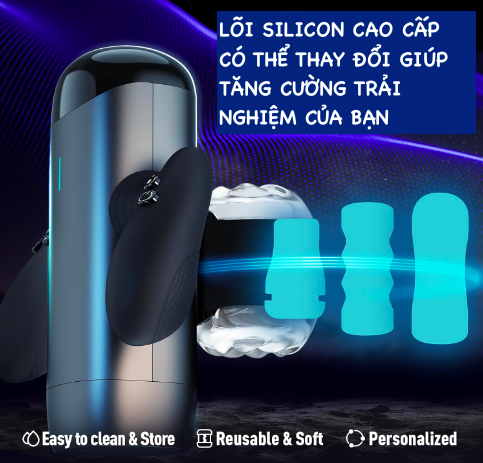 Âm đạo giả đa năng Handy Stroker cần điều khiển có kẹp gắn — Hướng dẫn sử dụng
