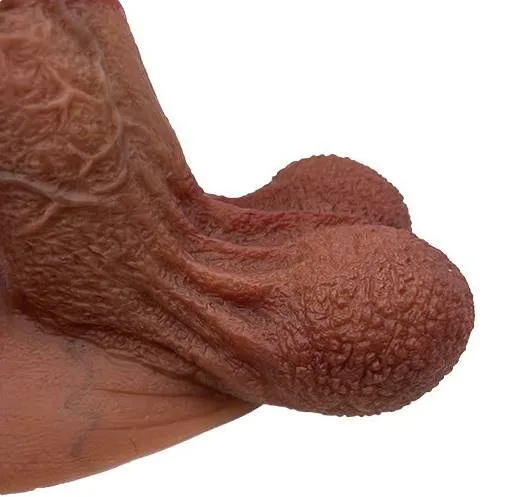 Dương vật giả Người khổng lồ đen siêu thật size L chất liệu silicone — ảnh 5