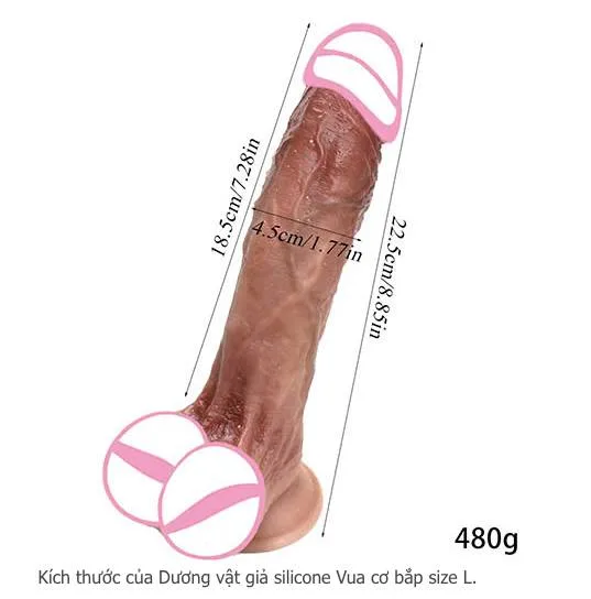 Dương vật giả silicone Vua cơ bắp size L mềm mịn sống động — Phản hồi chân thực từ khách hàng