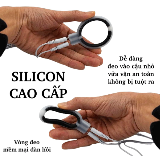 Máy tập kích thích dương vật Vòng đôi silicon tăng kích — Thiết Kế Đôi Thông Minh – Hiệu Quả Gấp Đôi