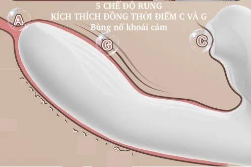 Dương vật giả Svakom Eria rung mút sưởi ấm kích thích sướng — Tính năng nổi bật của Svakom Eria
