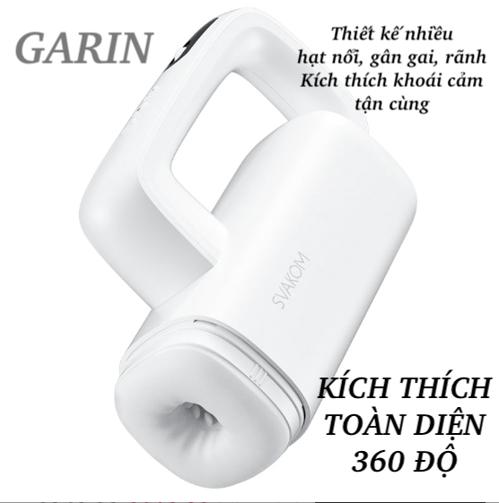 Svakom Gavin Máy Thủ Dâm Tự Động Rung Thụt Làm Nóng Có App Bluetooth Mô Phỏng Oral Sex Máy Thủ Dâm Svakom Gavin Rung Thụt Có App Bluetooth Tự Nhiệt — 360 Kích thích toàn diện – Ôm trọn từng khoảnh khắc