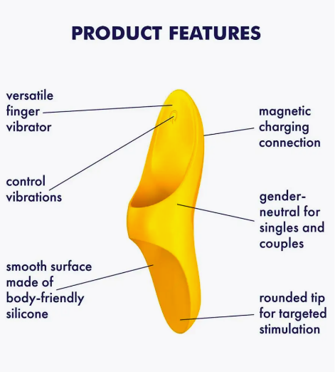Sextoys ngón tay rung Satisfyer High Fly Teaser Finger Vibrator cao cấp Sextoys ngón tay rung Satisfyer nhập khẩu Đức cao cấp, kích — Điều này giúp Teaser trở thành phần mở rộng tinh tế của cơ