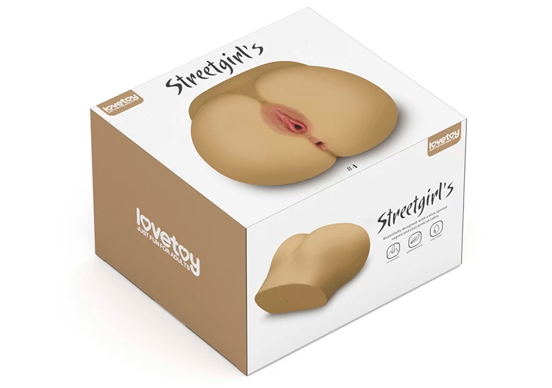 Mông giả Lovetoy Streetgirl 2.4kg siêu thật mềm mịn 2 lỗ — Bởi vì những loại xà phòng hay chất tẩy ra thông thường