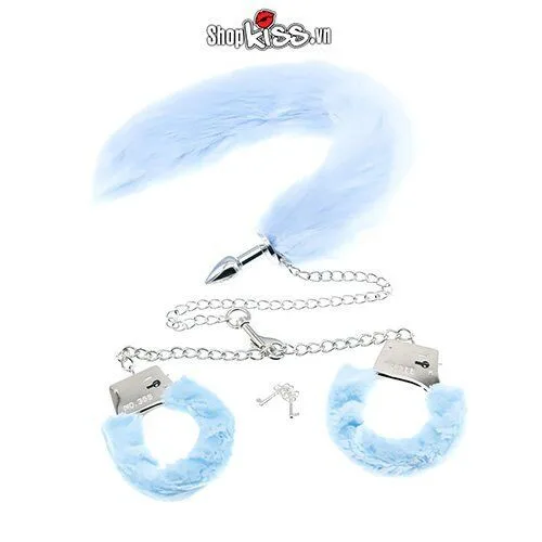 Đồ chơi bạo dâm còng tay đuôi chồn xích kích thích cực đỉnh