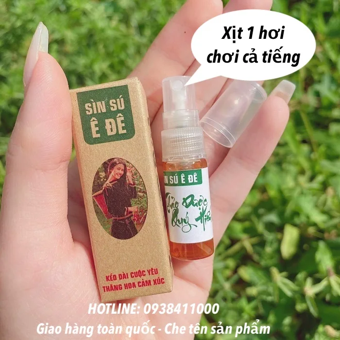 Sìn sú Ê Đê chính hãng xịt kéo dài quan hệ chai 5ml, tăng — Thành phần thảo dược quý hiếm từ Tây Nguyên