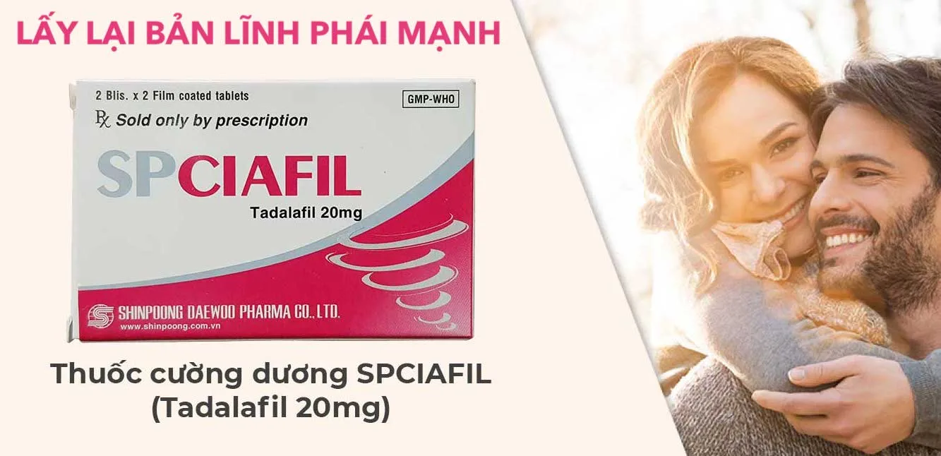 Spciafil Tadalafil 20mg tăng cường sinh lực kéo dài thời — hình 2