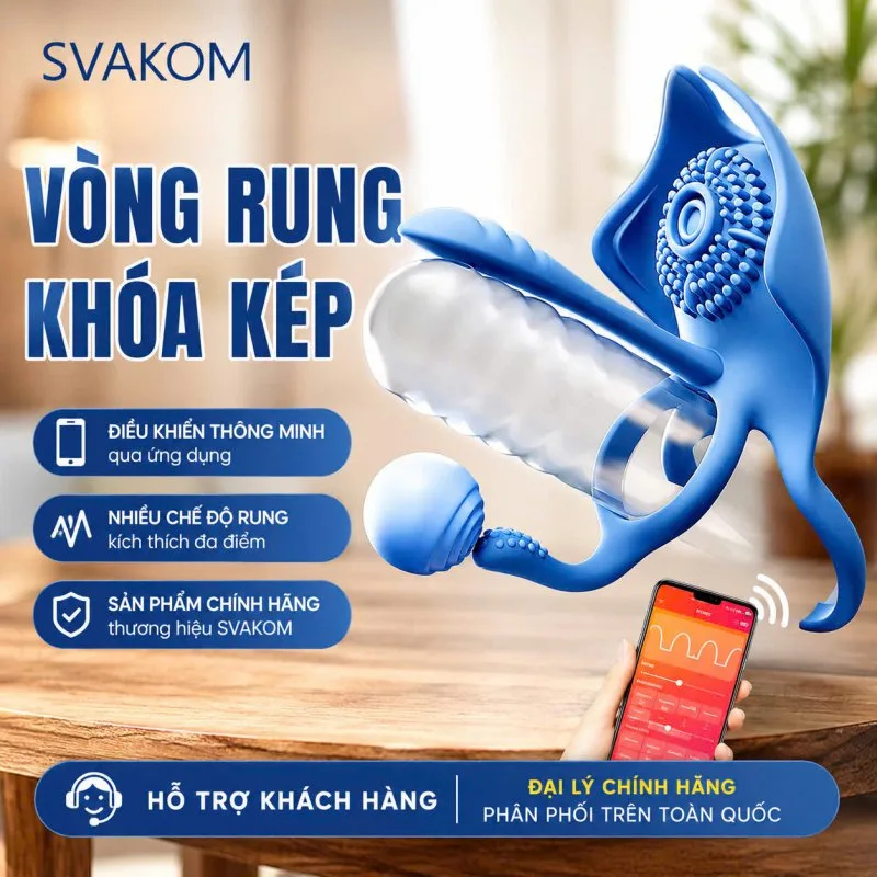Svakom Barzillai Vòng Đeo Dương Vật Điều Khiển Qua App Tăng Khoái Cảm — ảnh 3